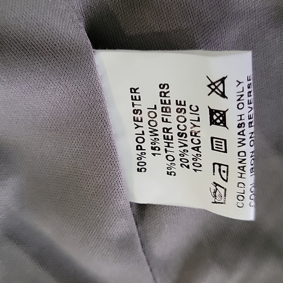 City Goddess London NWT New Sheath Dress Grey Plaid Sparkle Size 6 Wool - Picture 11 of 16